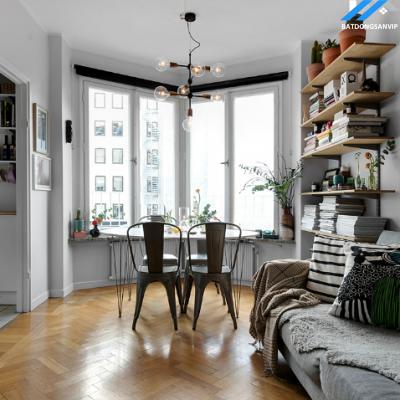 Căn hộ có diện tích chỉ bằng phòng ngủ nhưng vẫn đầy đủ chức năng